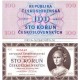 100 Korun 1945 serie B perf - 100 Kčs